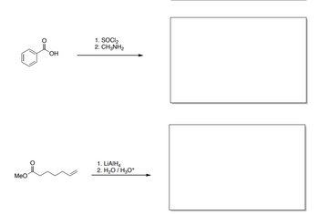 MeO
OH
1. SOCI₂
2. CH3NH₂
1. LIAIH4
2. H₂O/H3O+