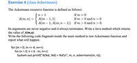 Answered: The Ackermann Recursive Function Is… | Bartleby