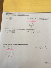 Answered Pons Simplify Remember To Factor When Bartleby