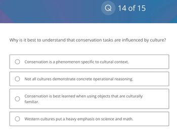 Piaget's conservation tasks discount essay