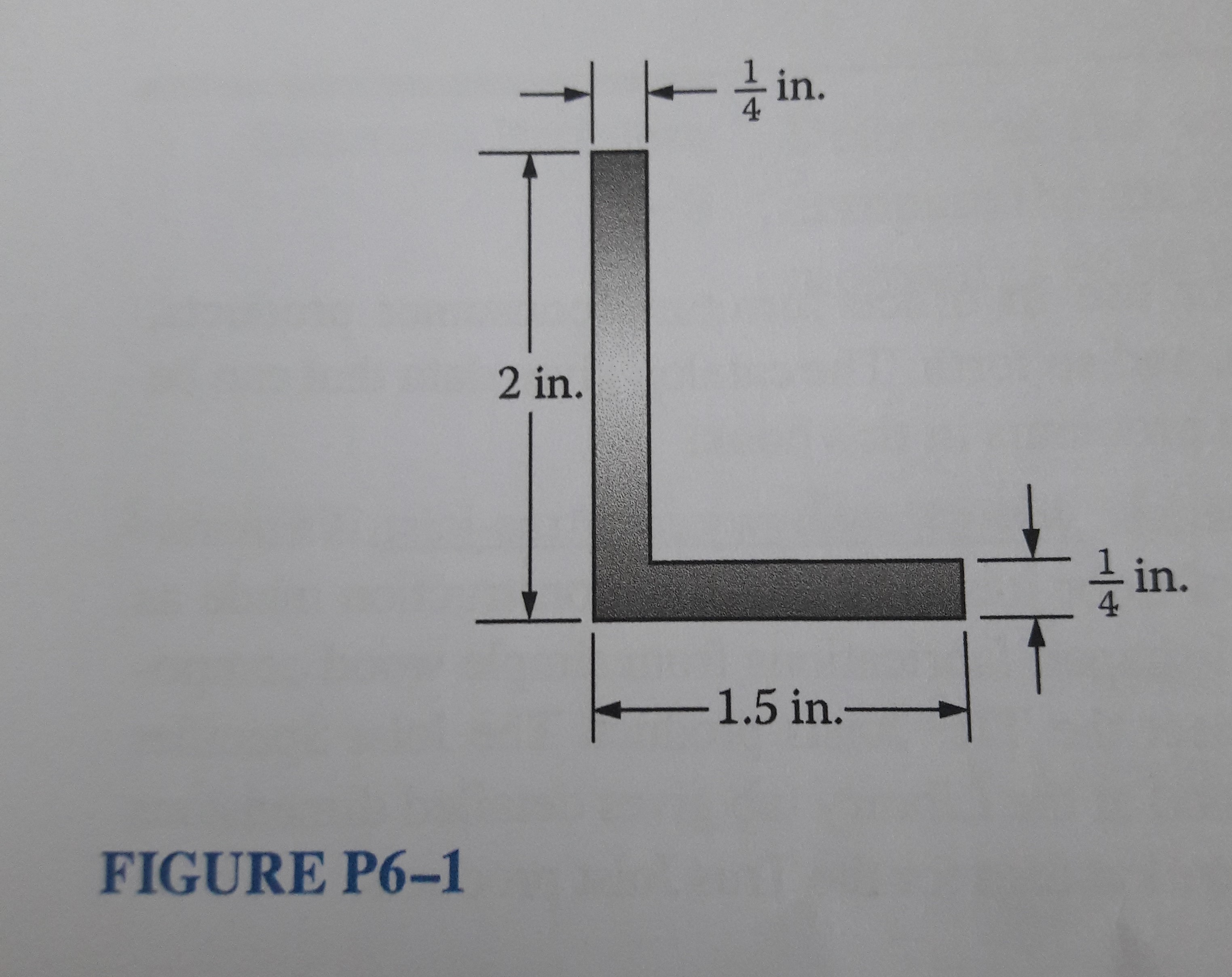 - in.
2 in.
글in.
-1.5 in.-
FIGURE P6-1
/-
