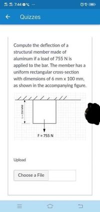 Answered: Compute The Deflection Of A Structural… | Bartleby