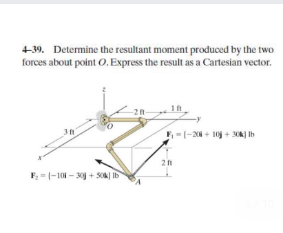 Solved 3-37. ﻿The force F={6i+8j+10k}N ﻿creates a moment