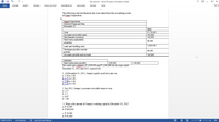 Document1 - Word (Product Activation Failed)
FILE
HOME
INSERT
DESIGN
PAGE LAYOUT
REFERENCES
MAILINGS
REVIEW
VIEW
Sign in
The following selected financial data were taken from the accounting records
of Jonna Corporation:
Jonna Corporation
Selected Financial Data
December 31
2012
P 170,000
450,000
540,000
Cash
Accounts receivable (net)
Merchandise inventory
Short-term marketable
80,000
securities
1,000,000
Land and building (net)
Mortgage payable-current
portion
Accounts payable and accrued
60,000
240.000
| liabilities
Short-term notes payable
Net credit sales totaled to P 3,000,000 and P 2,000,000 for the years ended
December 31, 2012 and 2011, respectively.
100,000
| 140,000
1. At December 31, 2012, Joanna's quick
a. 1.50 to 1.00,
test ratio
b. 1.75 to 1.00.
c. 2.06 to 1.00.
d. 3.10 to 1.00.
2. For 2012, Joanna's accounts receivable turnover was
а. 1.17
b. 1.5
c. 6.67
d. 7.06
3. What is the amount of Joanna's working capital at December 31, 2012?
а. Р 41,000
b. P 840,000
c. P 50,000
d. P 91,000
PAGE 8 OF 8
1476 WORDS
ENGLISH (AUSTRALIA)
95%
