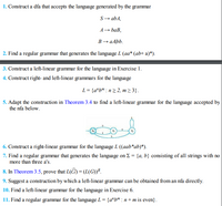 Answered: 1. Construct A Dfa That Accepts The… | Bartleby