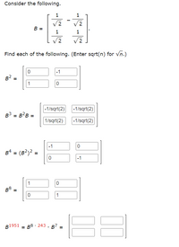 Answered: Consider The Following. | Bartleby