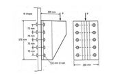 200 mm
W shape
75 mm
75 mm
375 mm
75 mm
75 mm
22 mm e bolt
250 mm
