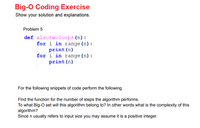 Answered: Ig-O Coding Exercise Need Solving And… | Bartleby