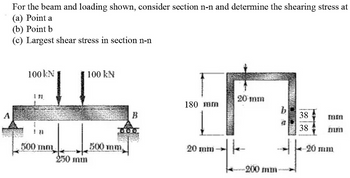 Answered: For the beam and loading shown,… | bartleby