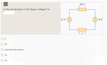 Answered: 5 In The Circuit Given In The Figure,… | Bartleby