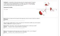 Problem 8: A watermelon is blown into three pieces by a large firecracker. Two pieces
of equal mass m fly away perpendicular to one another, one in the x direction another
in the y direction. Both of these pieces fly away with a speed of V = 22 m/s. The third
piece has three times the mass of the other two pieces.
tv
m
Randomized Variables
V = 22 m/s
V
V,
m
3m
Part (a) Write an expression for the speed of the larger piece, that is in terms of only the variable V.
Expression:
V =.
Select from the variables below to write your expression. Note that all variables may not be required.
cos(0), n, sin(0), ß, 0, a, d, g, h, i, j, k, m, t, V
Part (b) What is the numeric value for the speed of the larger piece, in meters per second?
Numeric : A numeric value is expected and not an expression.
V =.
Part (c) At what angle does the largest piece travel with respect to the -y axis, in degrees?
Numeric : A numeric value is expected and not an expression.
