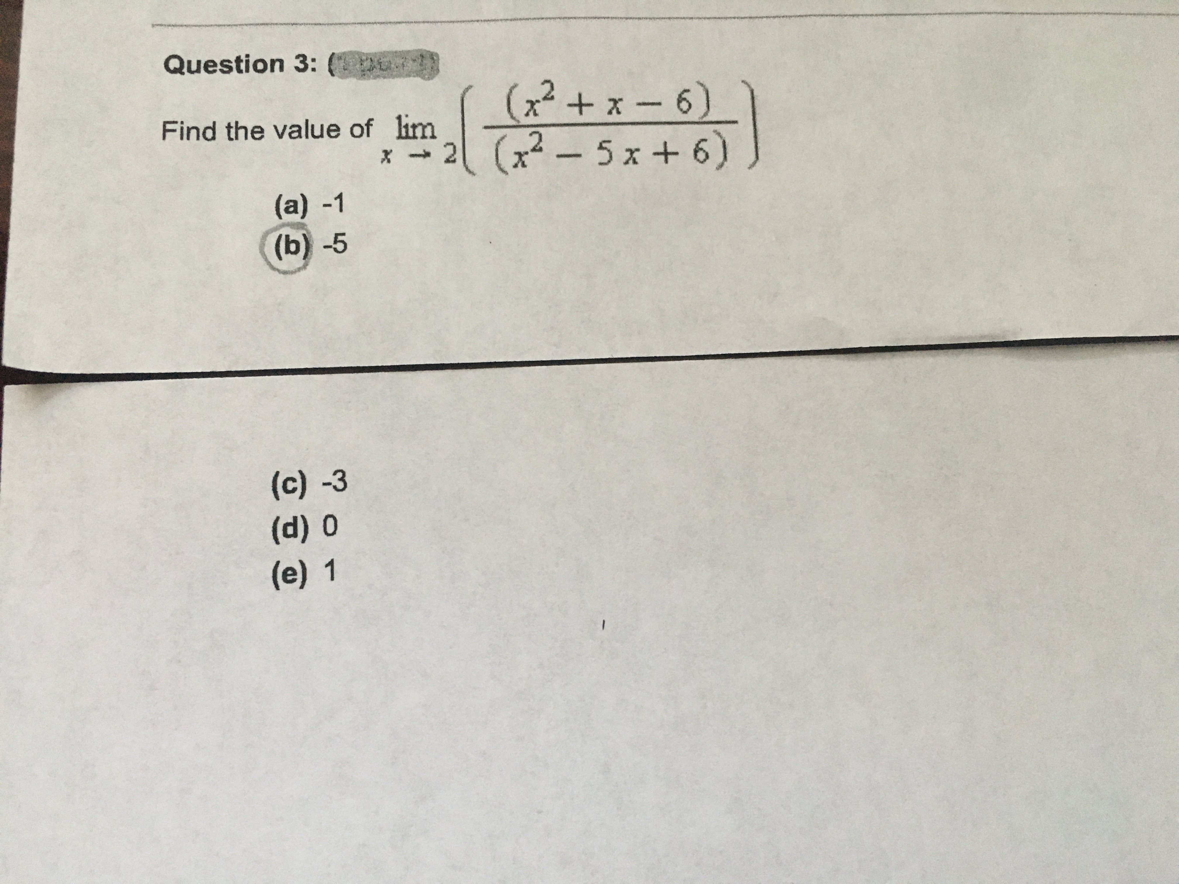 find the value of 5x 6 when x-2