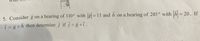 %3D
5. Consider g on a bearing of 110° with g = 11 and h on a bearing of 245° with h = 20. If
i = g +h then determine j if j = g+i.
