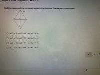 Answered: Find The Measure Of The Numbered Angles… | Bartleby