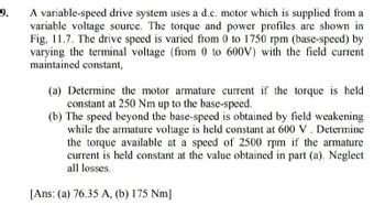 Why should we maintain a constant torque up to rated speeds in a