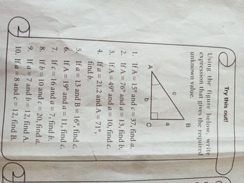 Answered: Try This Out! Using The Figure Below,… | Bartleby