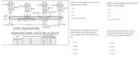 300 mm
300 mm
What is the total length of extra bars at the
300 mm
300 mm
What is the total length of extra bars at the
40 mm
40 mm
midspan as shown below,
40 mm
40 mm
support as shown below,
500 mm
500 mm
500 mm
500 mm
O 3.75
O 10
+0.30 L2
O7.5
0.30 L1+
O7.3
S1
8.5
S2
S2
O NONE OF THE CHOICES
none of the choices
-0.50 L1-
0.50
-L1=7.50 m
0.40
-L2 = 3.00
-0.50
FIGURE 1. Reinforcement Detail
S
Determine the total length of bottom bars
Determine the total length of top bars from
MINIMUM DEVELOPMENT LENGHTS AND LAP LENGTHS
from the figure shown below. Concrete
the figure shown below. Concrete cover is
cover is 40 mm. Use 16 mm diameter main
40 mm. Use 16 mm diameter main bar
MIN. LAP LENGTH
BARS
MIN. DE VELOPMENT LENGTH
in tension in compression
bar
diameter in mm.
S2
S 1
S1
12
210
375
360
16
210
500
440
O 31.14
25.36
O 32.86
O 20.94
O 19.28
O 11.82
O 25.36
32.66
