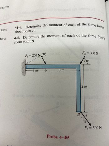 Answered: Nts Ce Ce *4-4. Determine The Moment Of… 