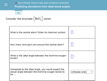 Deviation From Ideal Bond Angles — Overview & Examples - Expii