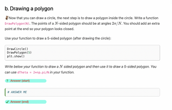 Answered: B. Drawing A Polygon Now That You Can… | Bartleby