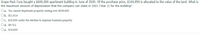 Grape Pack Corp bought a $600,000 apartment building in June of 2020. Of the purchase price, $104,950 is allocated to the value of the land. What is
the maximum amount of depreciation that the company can claim in 2021 (Year 2) for the building?
Oa. You cannot depreciate property costing over $500,000
Ob. $21,816
Oc. $25,000 under the election to expense business property
Od. $9,752
Oe, $18,000
