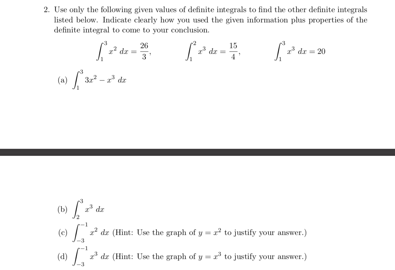 Answered: 2. Use Only The Following Given Values… | Bartleby