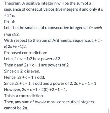 Answered: Theorem: A positive integer n will be… | bartleby