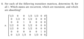 Answered: 8. For Each Of The Following Transition… | Bartleby