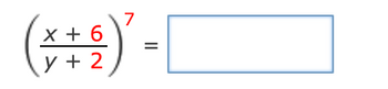 7
6
(x + 5)².
=
2