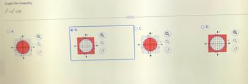 Graph the inequality
7+7=16
OA
OB.
O C.
D.