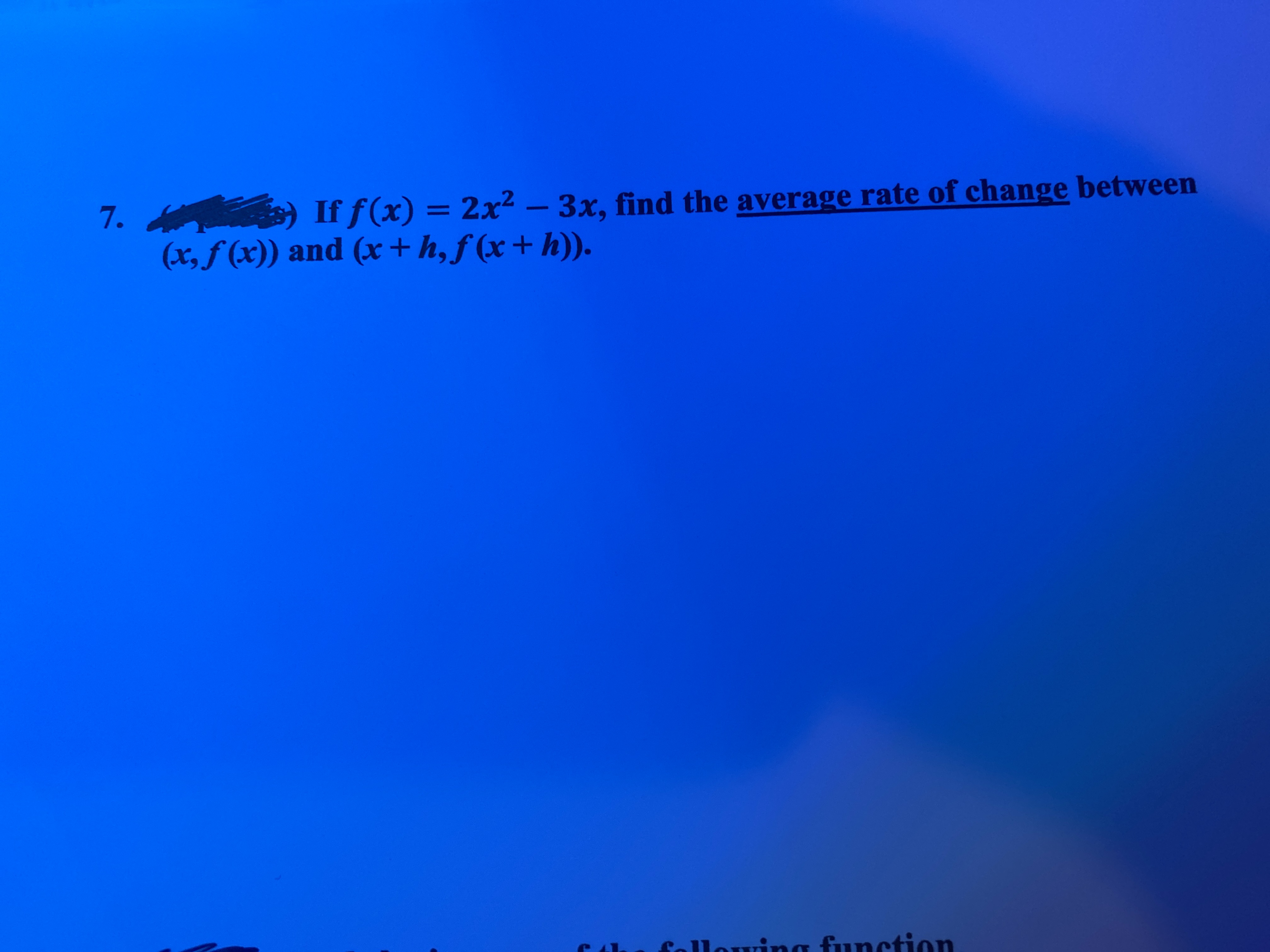 answered-if-f-x-2x2-3x-find-the-average-bartleby