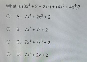 3x 6x 4 7x 4 2x