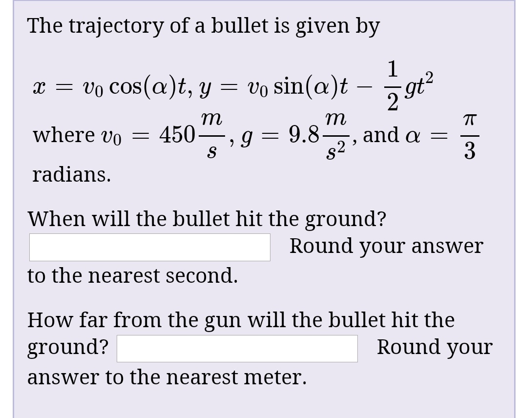 How to Calculate a Bullet's Trajectory