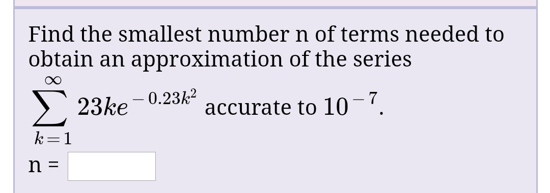 How to Find the Smallest Number?