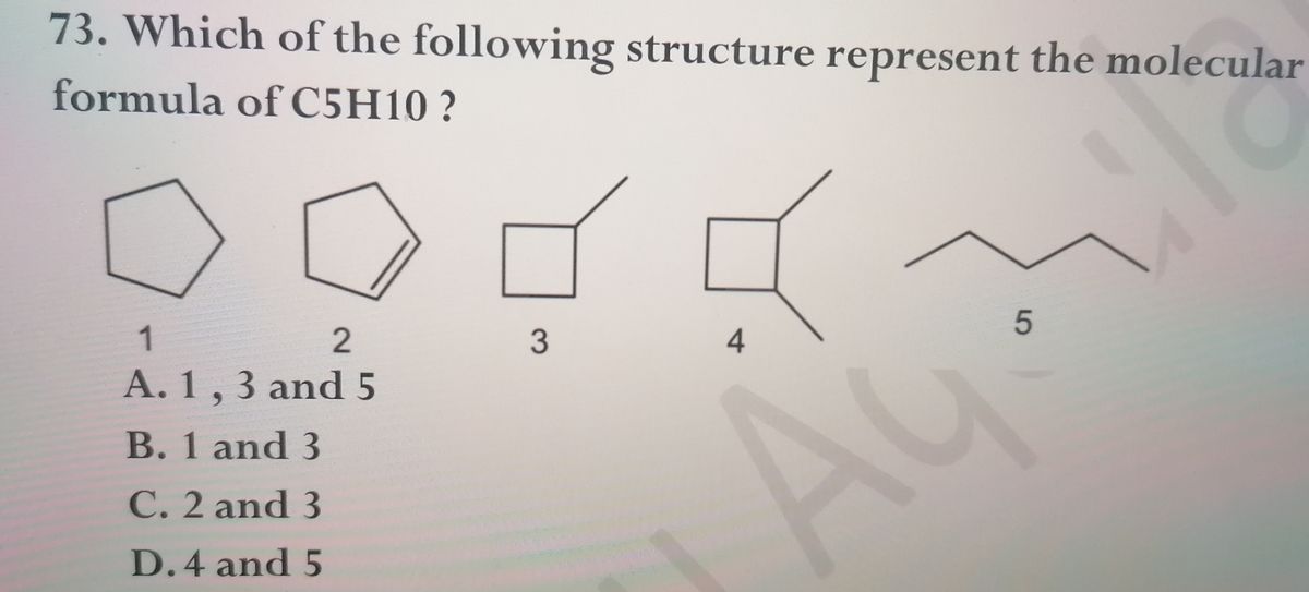 c5h10 lewis structure isomers
