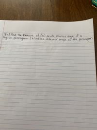 33) find the measure of (a) acute interior
angle
of a
regukar pentagram (b) reflex intenior angle of the pentagian
