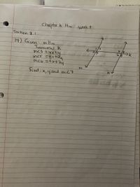 21 The Parallel Denes l
Chapter à Hw weak t
Section 2.1
A) Given: m lln.
Transversal K
m<3 =4xty
1/3
68
mcle =4x+74
Find:x,4 and m<7
