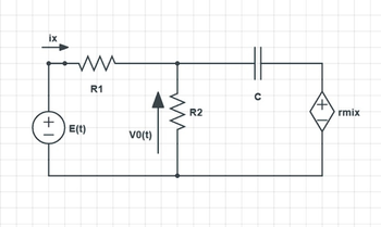 ix
+
ww
R1
E(t)
vo(t)
R2
rmix