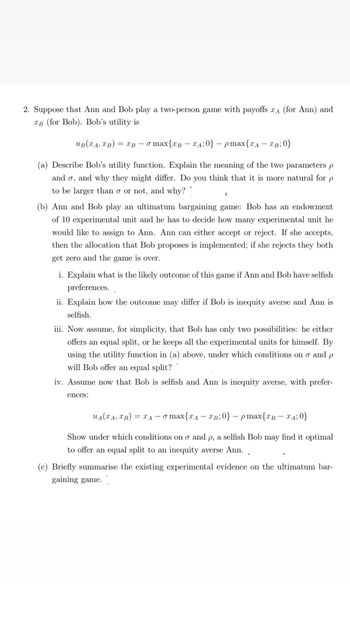 Solved In a two-person repeated game, a tit-for-tat strategy