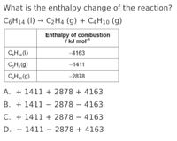 Answered What is the enthalpy change of the bartleby