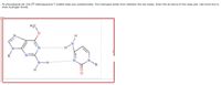 At physiological pH, the 06-methylguanine:T wobble base pair predominates. Two hydrogen bonds form between the two bases. Draw the structure of this base pair. Use bond Any to
draw hydrogen bonds.
H;C
H
N-
N-
R
-N.
N-H-
R
H
