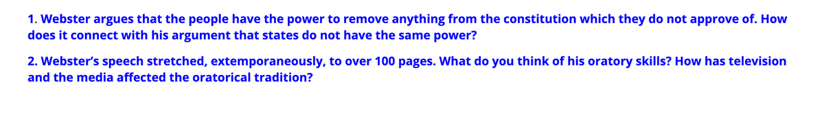 The writings and speeches of Daniel Webster .. . sa public man or