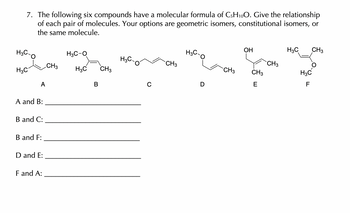 isomers of c5h10o alcohol