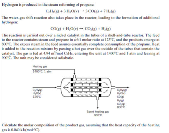 Answered Hydrogen Is Produced In The Steam… Bartleby