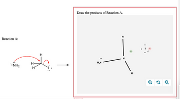 Reaction A:
NH₂
H
H
H
Draw the products of Reaction A.
H₂N
H
H
H
Q2 Q