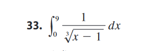 33.
S.
0
1
√√x - 1
xp.