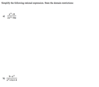 Answered: Simplify The Following Rational… | Bartleby