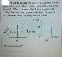 Answered: RL And RC Circuits: | Bartleby