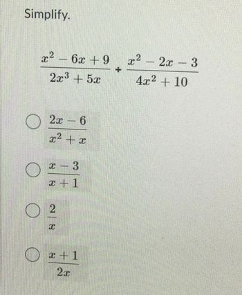 9 x2 x 5 6 x2 x 4