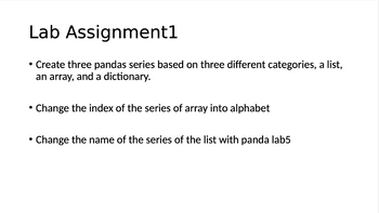 assignment 3 more pandas answers